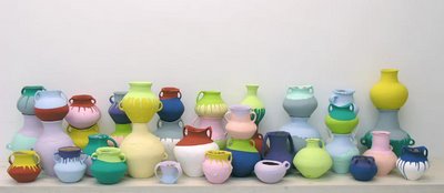 Coloured vases 2006